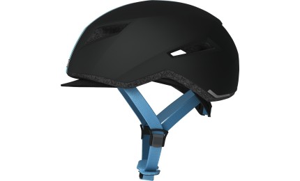 Велосипедний шолом ABUS YADD-I із синіми смужками, чорний L
