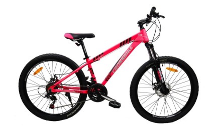 Велосипед 24" CrossBike Everest Рама-11" рожевий