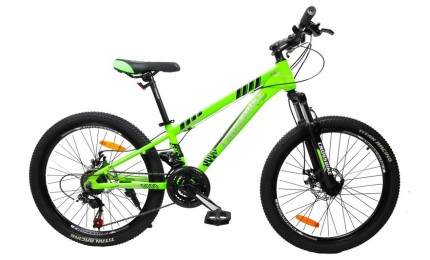 Велосипед 24" CrossBike Everest Рама-11" зелений