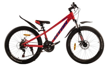 Велосипед 24" Titan Apollo Рама-11" червоно-синій