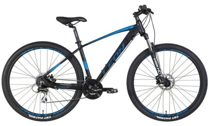 Велосипед 29" LEON TN-80 SE AM Hydraulic lock out HDD 2022 (черно-синій (м))