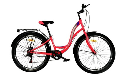 Велосипед 26" Cross Betty Рама-13" рожево-сірий