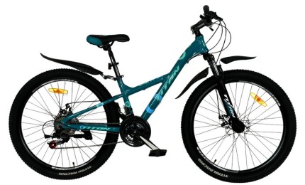 Велосипед 26" Titan Calypso Рама-13" темно-зелено-синій