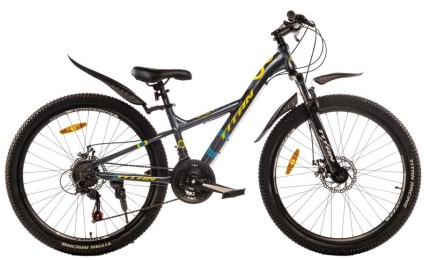 Велосипед 26" Titan Calypso Рама-13" сіро-жовтий
