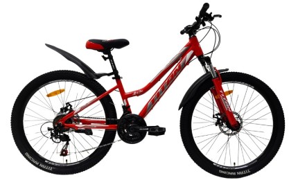 Велосипед 26" Titan Best Mate Рама-13" червоно-сіро-білий