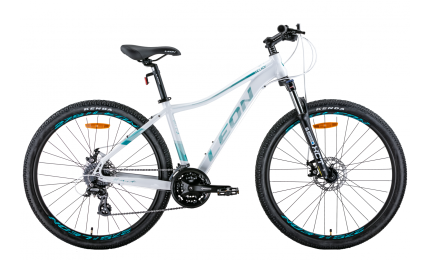 Велосипед 27,5" LEON XC-LADY AM Hydraulic lock out DD 2022 (білий з бірюзовим)