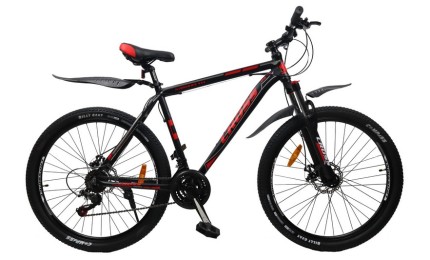 Велосипед 27,5" Cross Hunter Рама-17" чорно-червоний