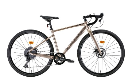 Велосипед 28" LEON GR-80 DD 2022 (бежевий з сірим) рама - L