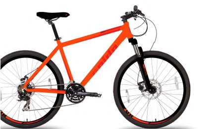 Велосипед 27,5" Pride MARVEL 7.1 рама - M оранжевый / красный 2018