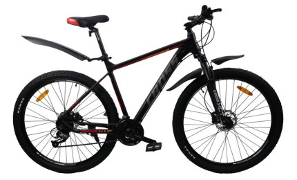 Велосипед 29" Cross Galaxy Рама-20" чорно-червоний