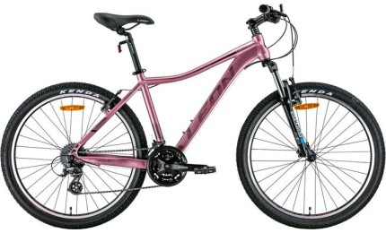 Велосипед 26" LEON HT-LADY AM preload Vbr 2022 (рожевий з чорним) рама - 15"