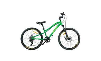 Велосипед Spirit Flash 4.2 24", рама Uni, зелений/матовий, 2021