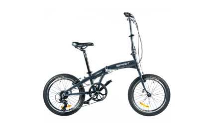 Велосипед Spirit Urban 20", рама Uni, темно-сірий, 2021