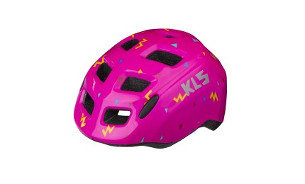 Шлем KLS Zigzag детский розовый S (49-53 cм)