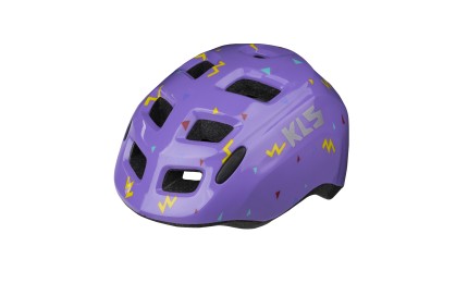 Шлем KLS Zigzag детский фиолетовый S (49-53 cм)