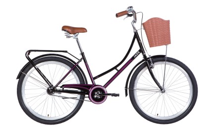 Велосипед 26" Dorozhnik JADE 2021 (чорно-рожевий)
