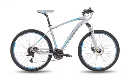 Велосипед 27,5" Pride XC-650 MD рама - 21" серо-синий матовый 2016