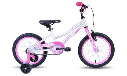 Велосипед 16" Apollo Neo girls рожевий/білий