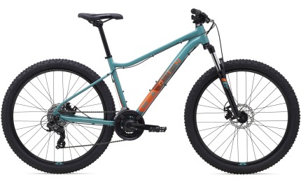 Велосипед 27,5" Marin WILDCAT TRAIL 1 WFG рама - M 2021 Gloss Dark Teal/Coral/Dark Coral