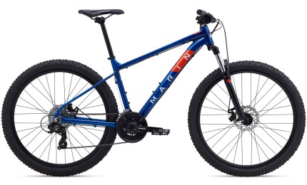 Велосипед 29" Marin BOLINAS RIDGE 1 рама - L 2023 Gloss Blue/Off-White/Roarange