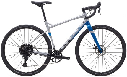 Велосипед 28" Marin GESTALT X10 рама - 60см 2022 Gloss Chrome/Blue/Black