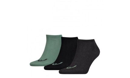 Шкарпетки Head SNEAKER 3PPK UNISEX зелений, чорний Уні 35-38 (8718824741949)