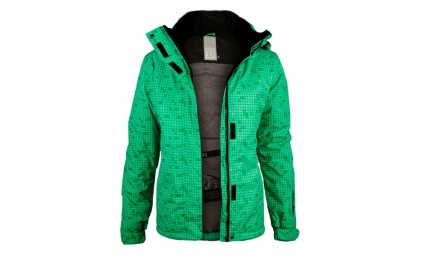 Куртка жіноча гірськолижна Foxi зелена