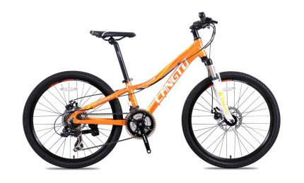 Велосипед 24" Langtu KLT700S Оранжевый/ Золотой
