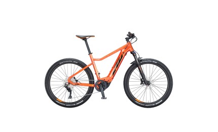 Електровелосипед KTM MACINA RIDE 271 27,5" рама L/48, чорний (сіро-помаранчевий), 2021