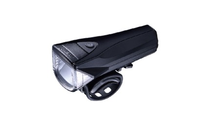 Фара передня INFINI SATURN I-330P-Black, 3 Watt White LED, 300 люмен, 5 режимів, USB, батарея, перезаряджається, чорна
