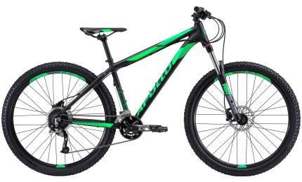 Велосипед 27,5" Apollo TRAIL 10 рама - L matte Black/matte Fluoro Green