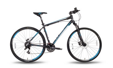 Велосипед PRIDE Cross 2.0 28'' черно-синий