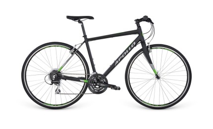 Велосипед 28" Apollo EXCEED 20 рама - L matte Black/matte Silver/matte Green 