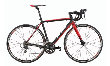 Велосипед 28'' Pride ROCKET CLARIS V-br рама - 52 см черно-красный 2016