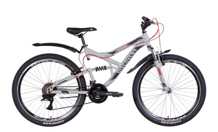 Велосипед 26" Discovery CANYON AM2 Vbr 2022 (сіро-чорний)