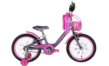 Велосипед 18" Formula CHERRY 2022 (темно-сірий з рожевим)