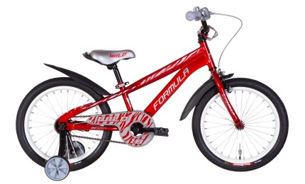 Велосипед 18" Formula WILD 2022 (червоний із сірим)