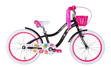 Велосипед 20" Formula CREAM 2022 (чорний з рожевим)