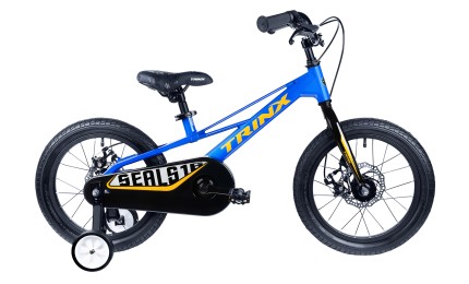Дитячий велосипед 16" Trinx SEALS 16D 2022 Blue-Grey-Orange (10700150)