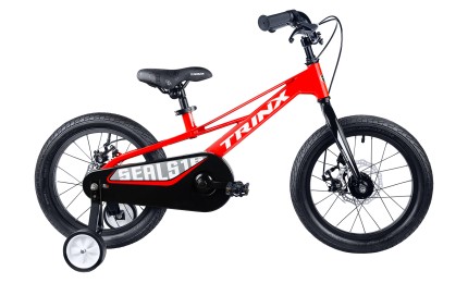 Дитячий велосипед 16" Trinx SEALS 16D 2022 Red-Grey-White (10700151)