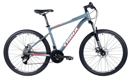 Велосипед 26" Trinx M100 2022 рама-17" Grey-Red-White (10700160)