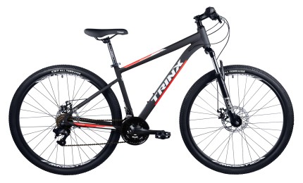 Велосипед 29" Trinx M100 Pro 2022 рама-17" Matt-Black-Red-White (10700136)