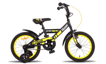 Велосипед PRIDE FLASH 16" черно-желтый