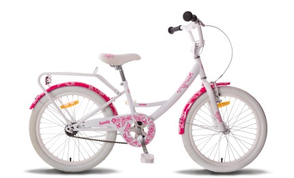 Велосипед PRIDE SANDY 20" бело-розовый (SKD-47-73)