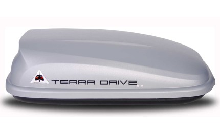 Автомобільний бокс Terra Drive 320л сірий правобічне відкриття