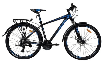 Велосипед VNC 27,5" Expance, 27AE-45-BB, black/blue (matt). 45см