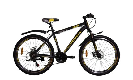 Велосипед VNC 26" MontRider A3, 26A3-45-BY, black/yellow (matt). 45см