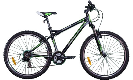 Велосипед VNC 27,5" RockRider A5, 27A5-45-BG, black/green (matt). 45см