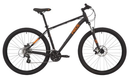 Велосипед 29" Pride Marvel 9.2 рама - XL чорний/помаранчевий 2020