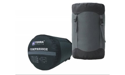 Компресійна упаковка для спальника Terra Incognita Compressor L Сірий-чорний